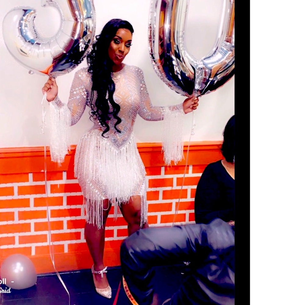 Beautiful bridal or bday party dress showstopper